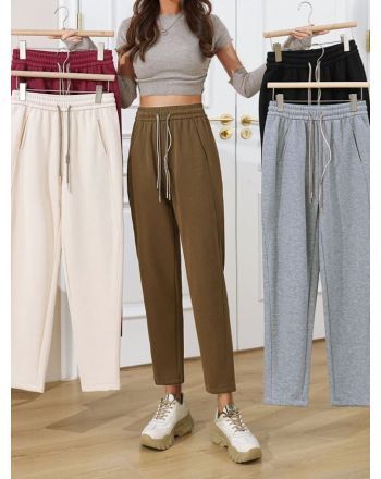 Loose Casual Plain Pants