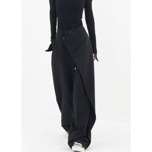 Street Loose Irregular Tailored Pants